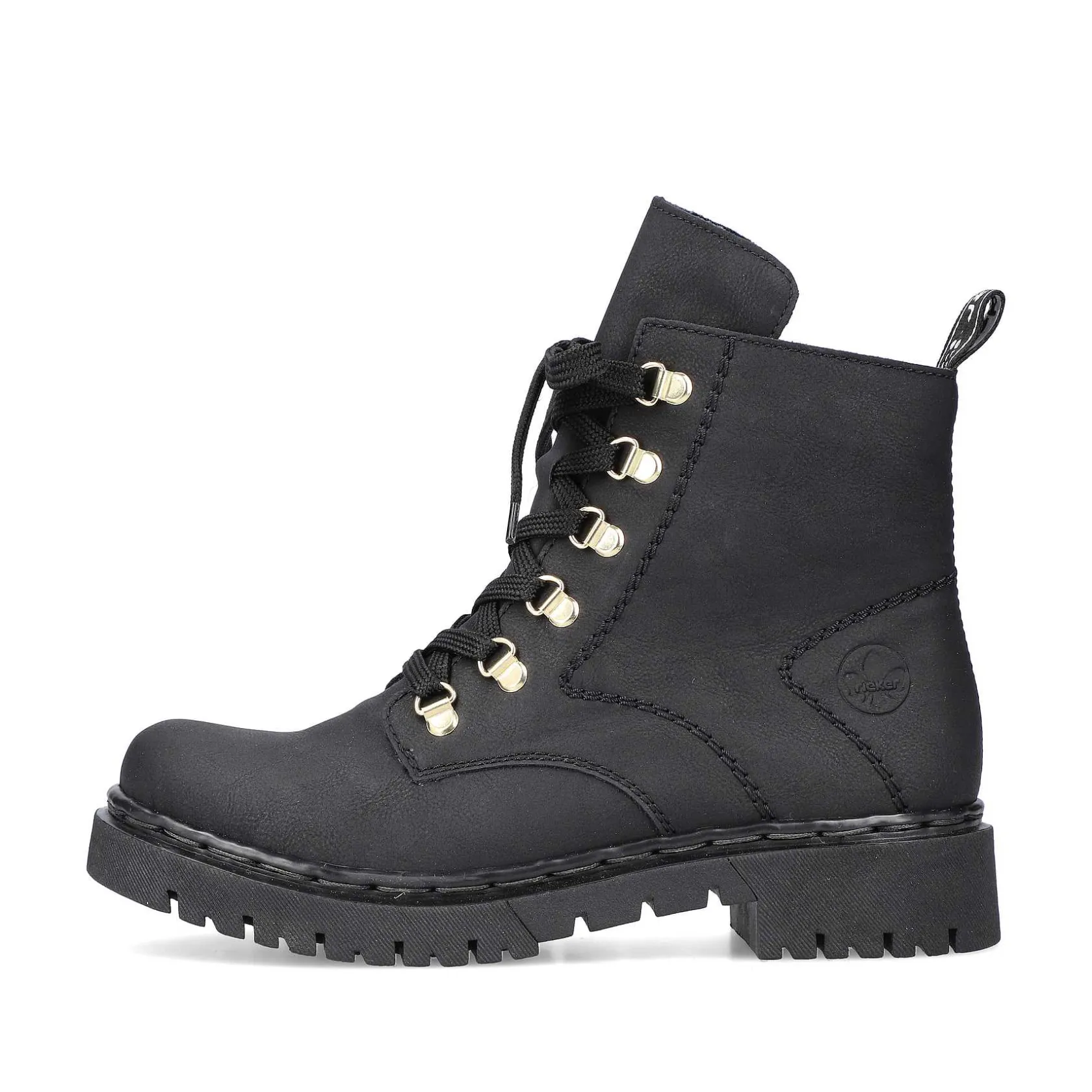 Rieker Ankle Boots & Boots-Women'S Biker Boots Jet Black