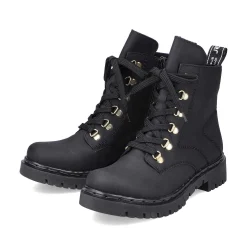 Rieker Ankle Boots & Boots-Women'S Biker Boots Jet Black