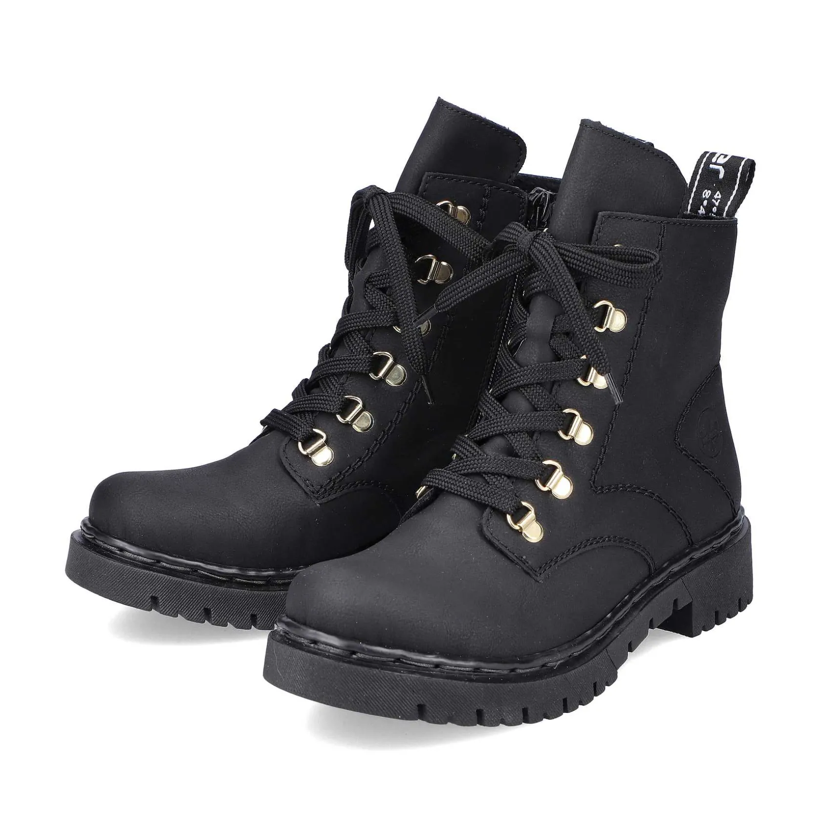 Rieker Ankle Boots & Boots-Women'S Biker Boots Jet Black