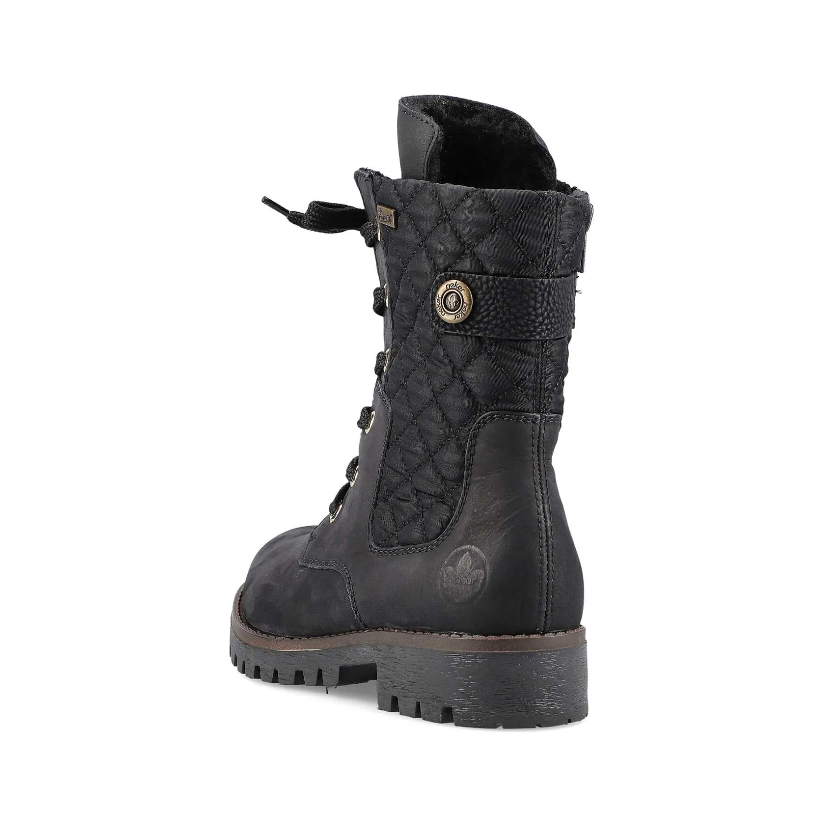 Rieker Ankle Boots & Boots-Women'S Biker Boots Jet Black