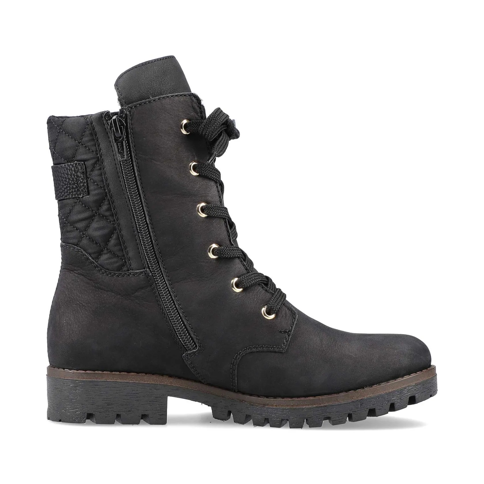Rieker Ankle Boots & Boots-Women'S Biker Boots Jet Black
