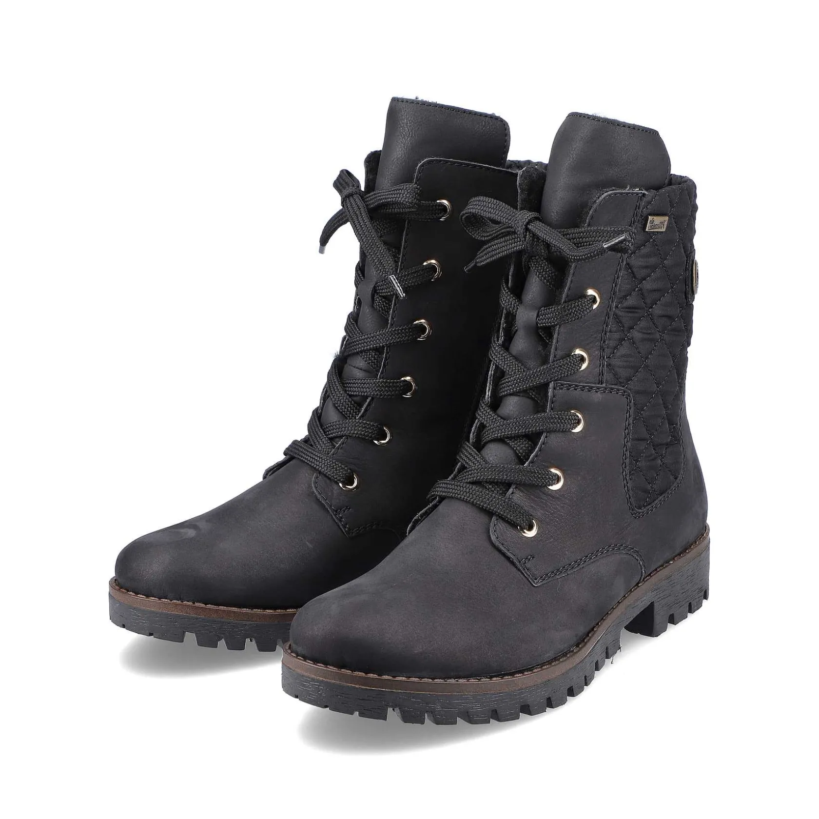 Rieker Ankle Boots & Boots-Women'S Biker Boots Jet Black