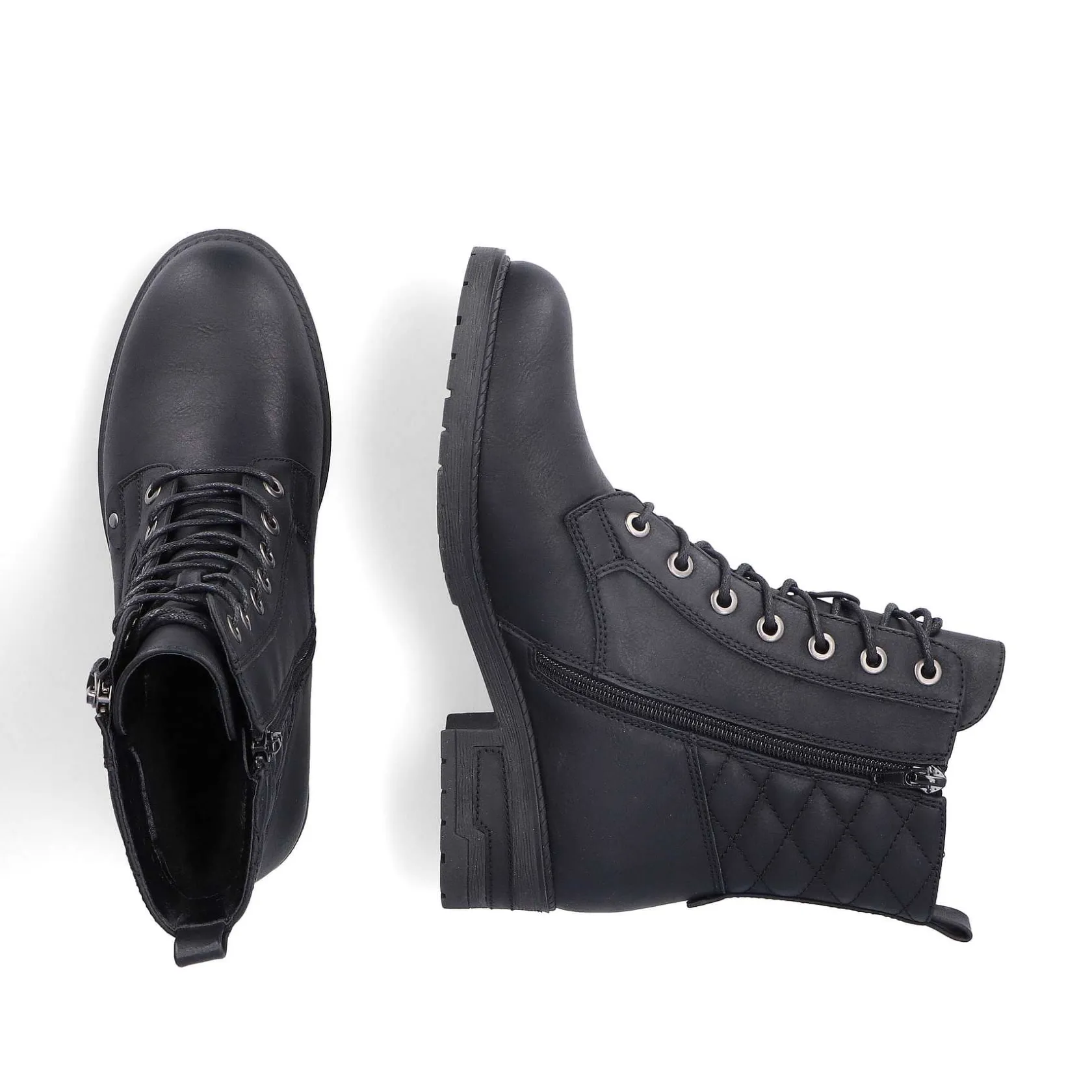 Rieker Ankle Boots & Boots-Women'S Biker Boots Night Black