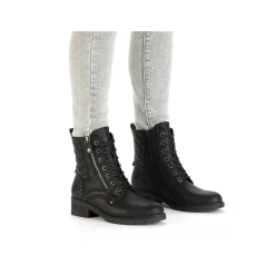 Rieker Ankle Boots & Boots-Women'S Biker Boots Night Black