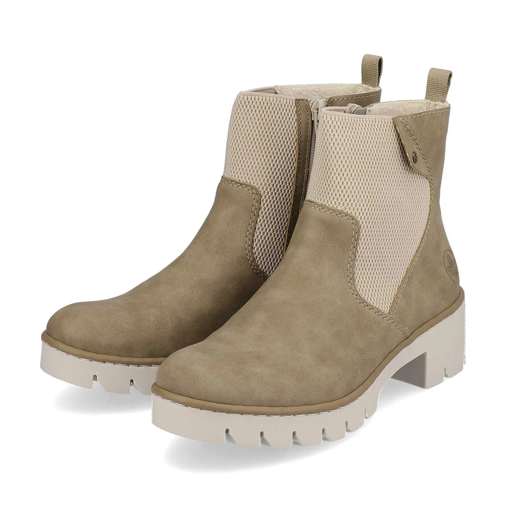 Rieker Ankle Boots & Boots-Women'S Chelsea Boots Beige Brown