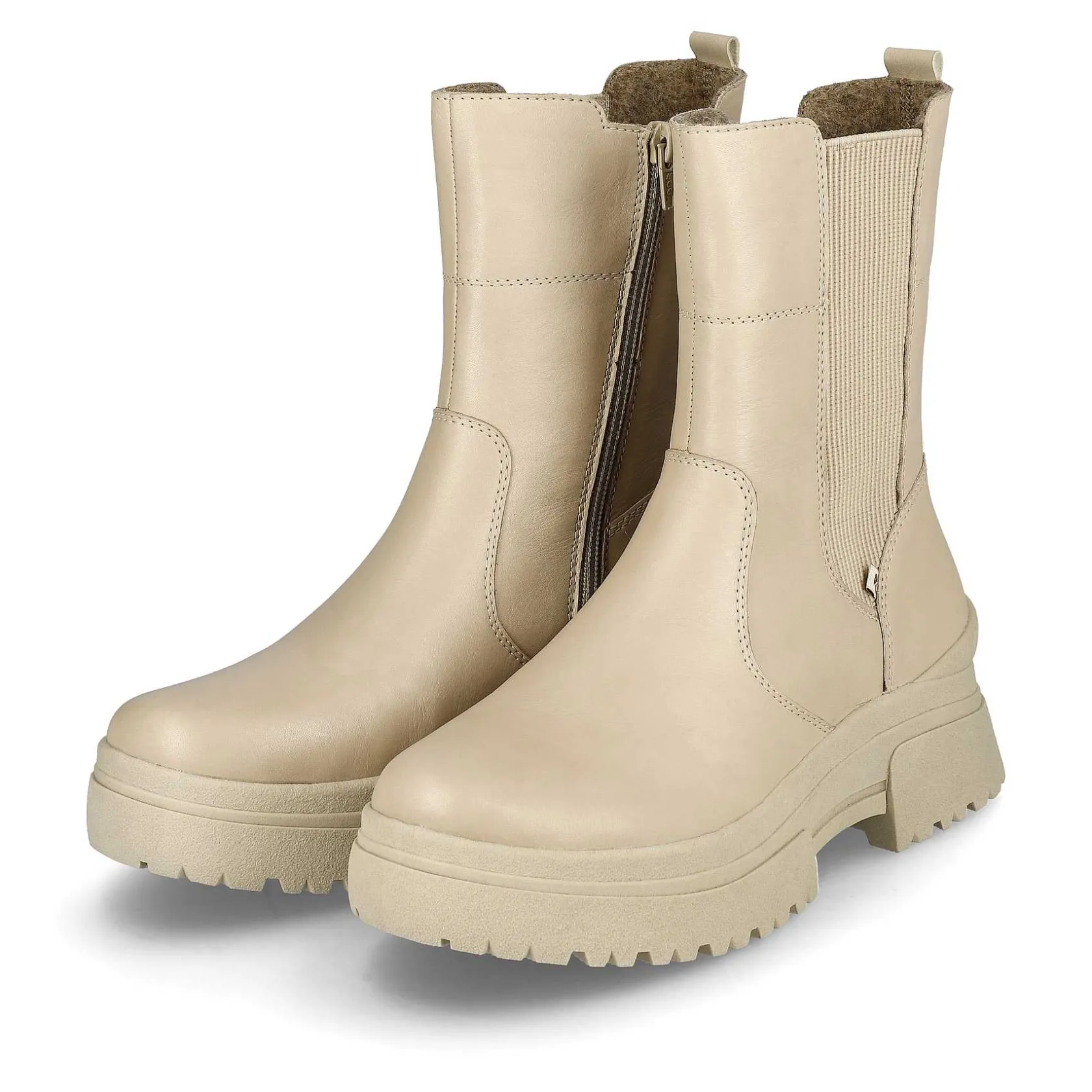 Rieker Ankle Boots & Boots-Women'S Chelsea Boots Cream Beige