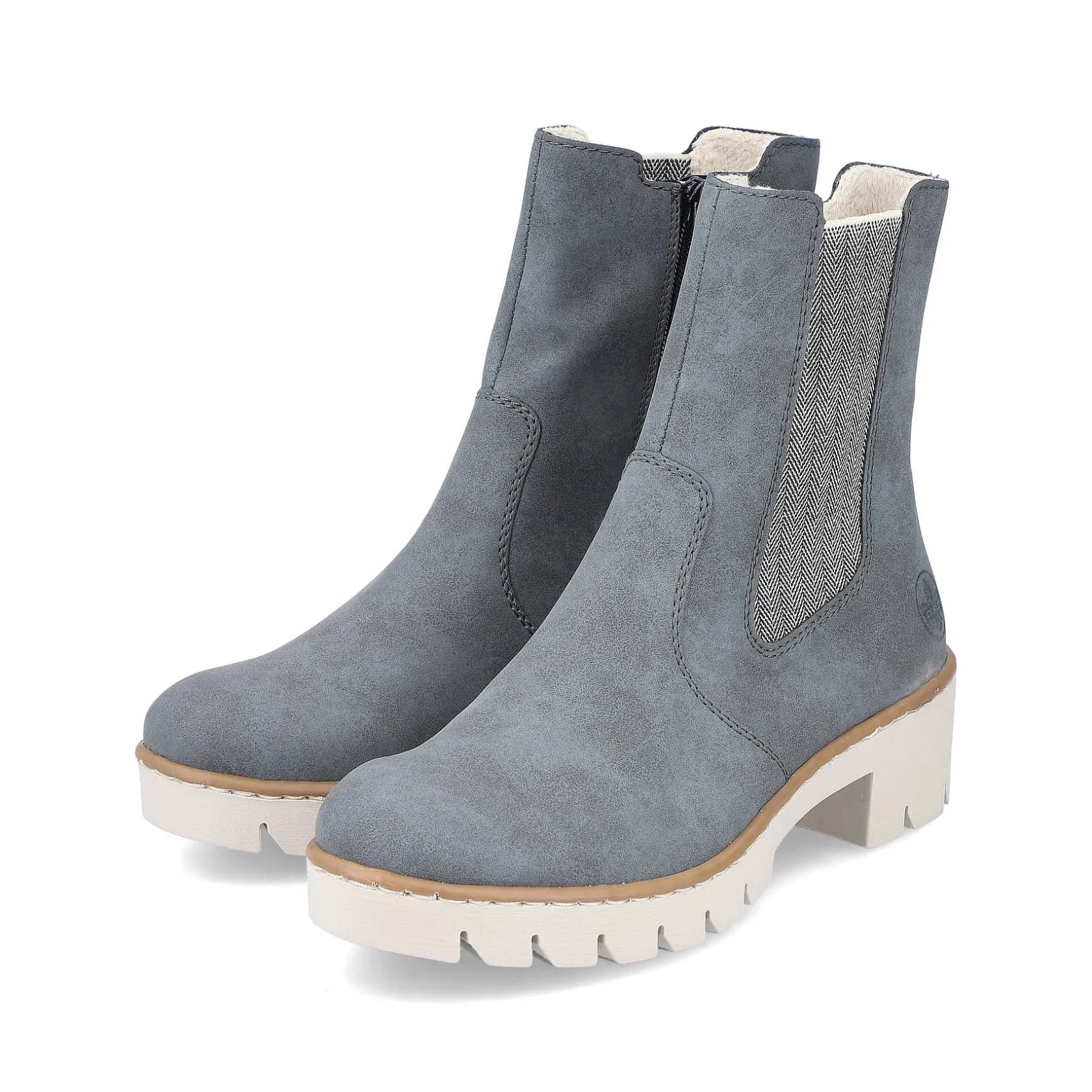 Rieker Ankle Boots & Boots-Women'S Chelsea Boots Gray Blue