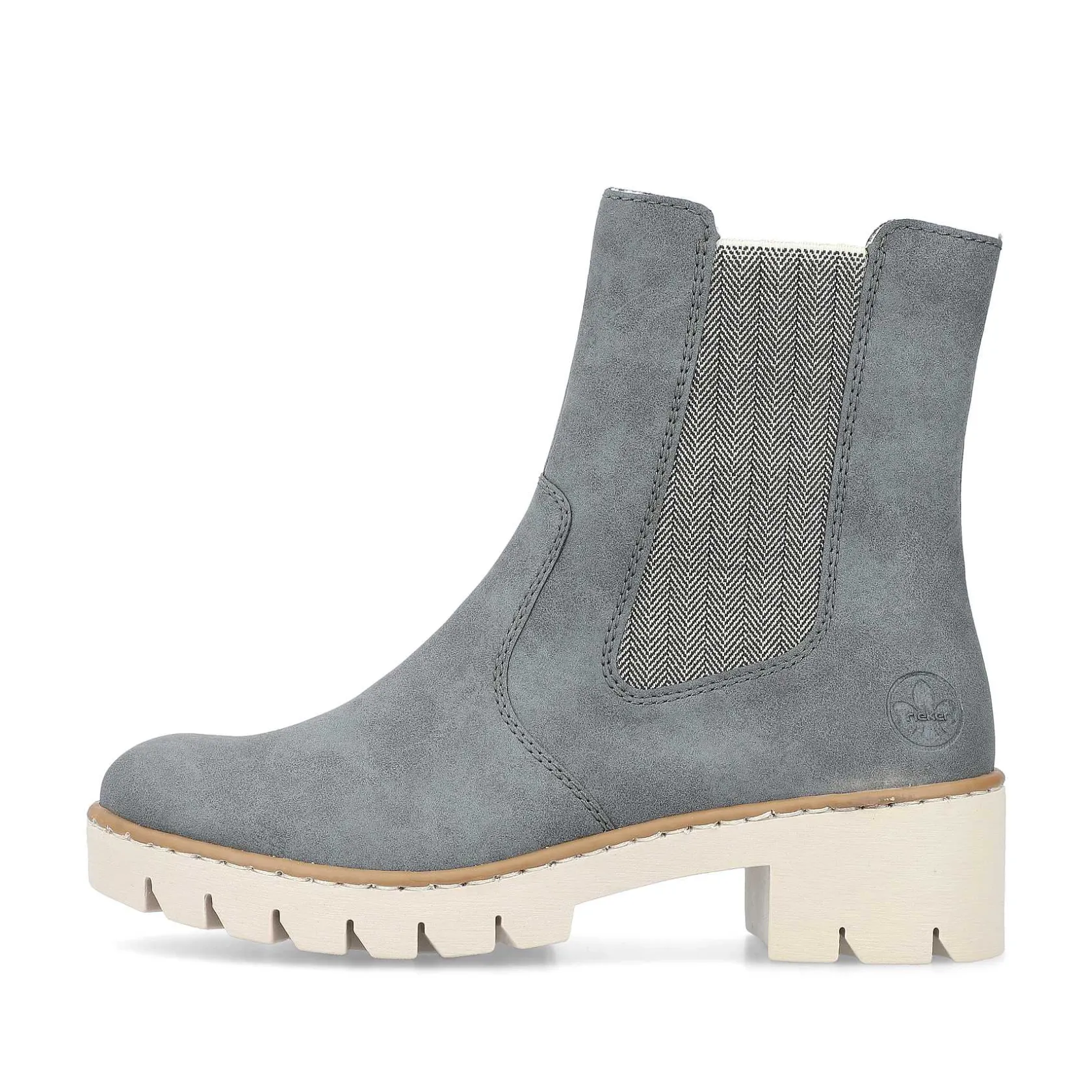 Rieker Ankle Boots & Boots-Women'S Chelsea Boots Gray Blue