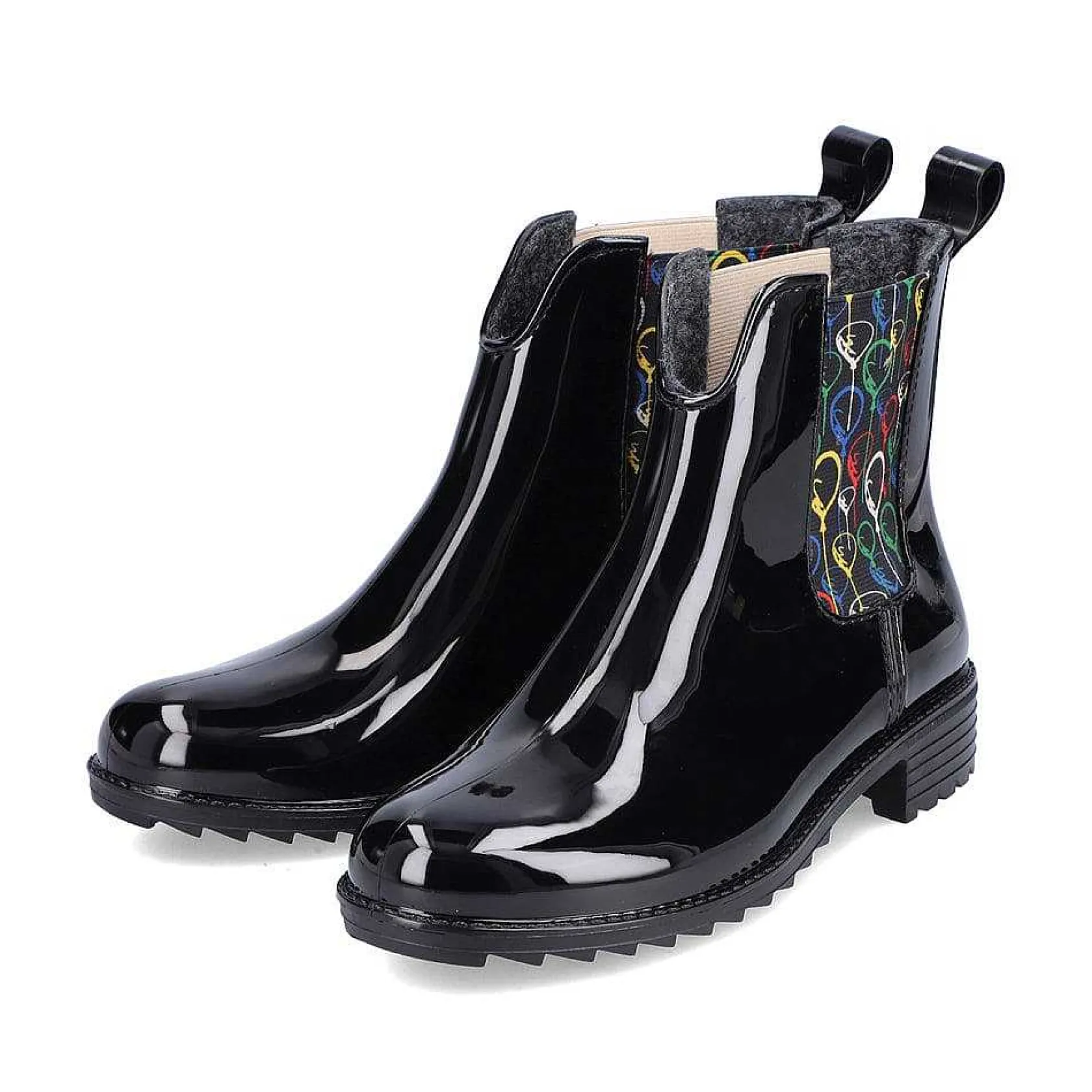 Rieker Ankle Boots & Boots-Women'S Chelsea Boots Glossy Black
