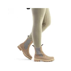 Rieker Ankle Boots & Boots-Women'S Chelsea Boots Brown Beige