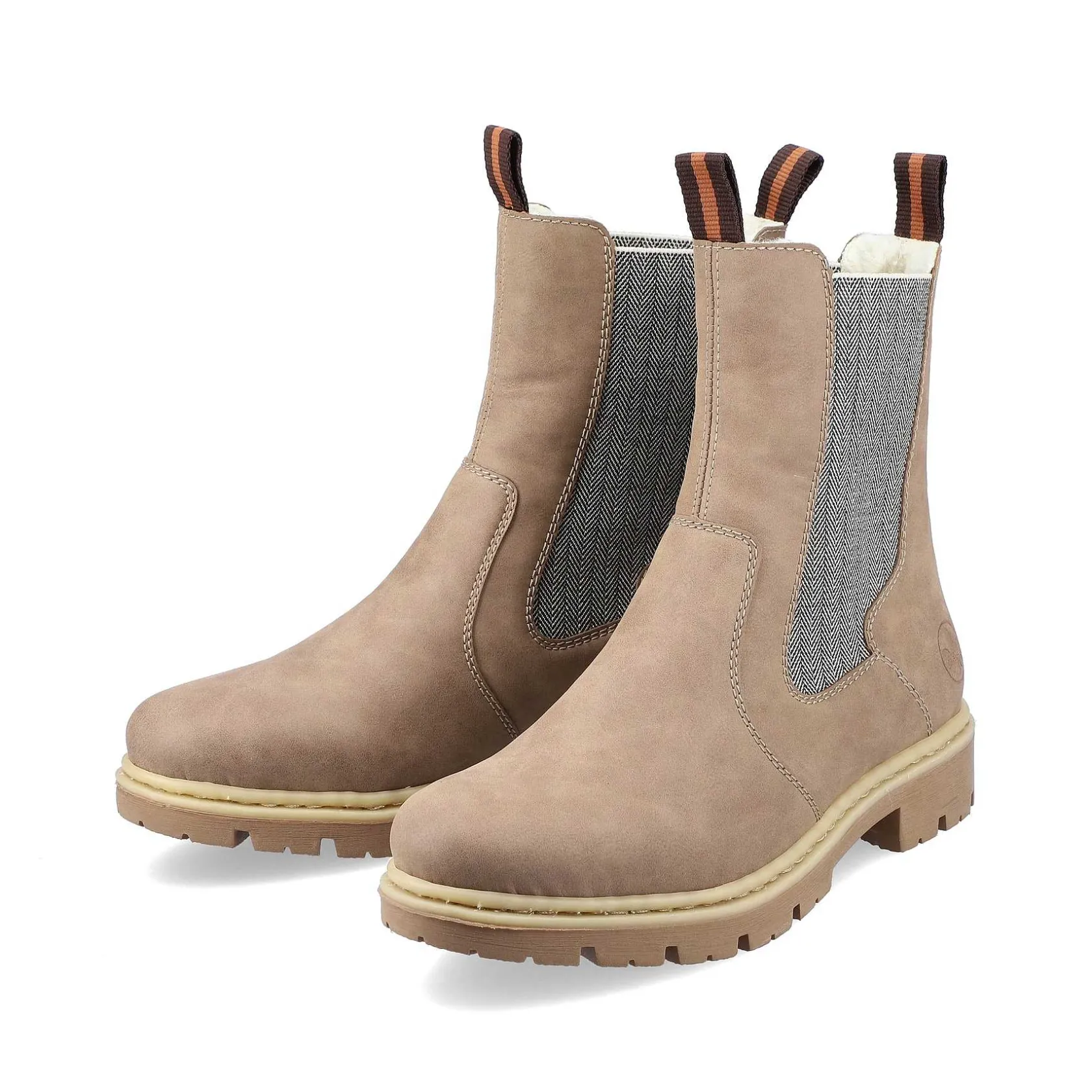 Rieker Ankle Boots & Boots-Women'S Chelsea Boots Brown Beige