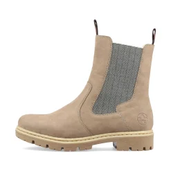 Rieker Ankle Boots & Boots-Women'S Chelsea Boots Brown Beige