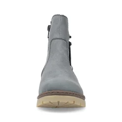 Rieker Ankle Boots & Boots-Women'S Chelsea Boots Grey-Blue-Black
