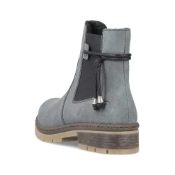 Rieker Ankle Boots & Boots-Women'S Chelsea Boots Grey-Blue-Black