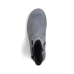 Rieker Ankle Boots & Boots-Women'S Chelsea Boots Grey-Blue-Black
