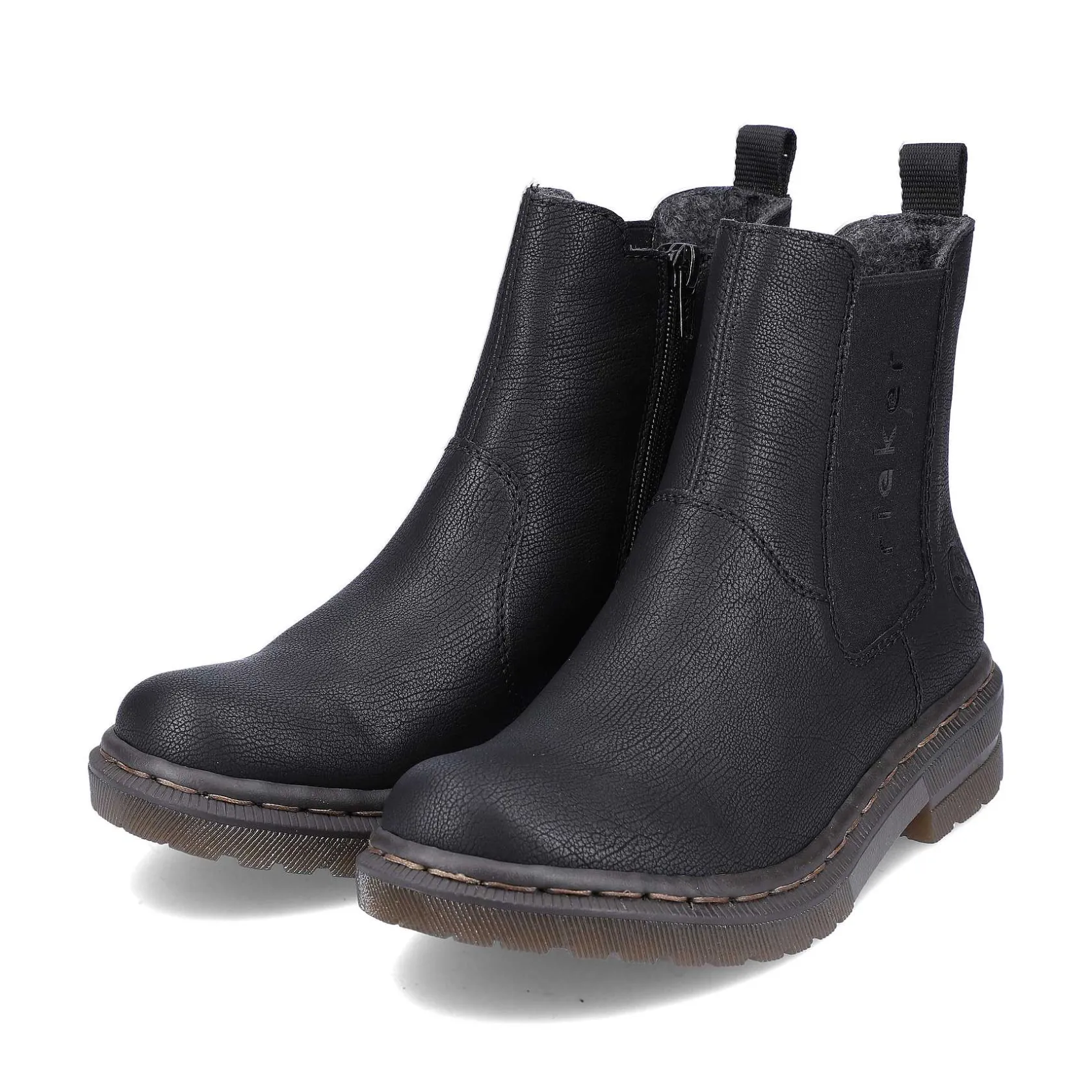 Rieker Ankle Boots & Boots-Women'S Chelsea Boots Asphalt Black