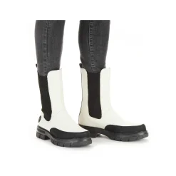 Rieker Ankle Boots & Boots-Women'S Chelsea Boots Cream White
