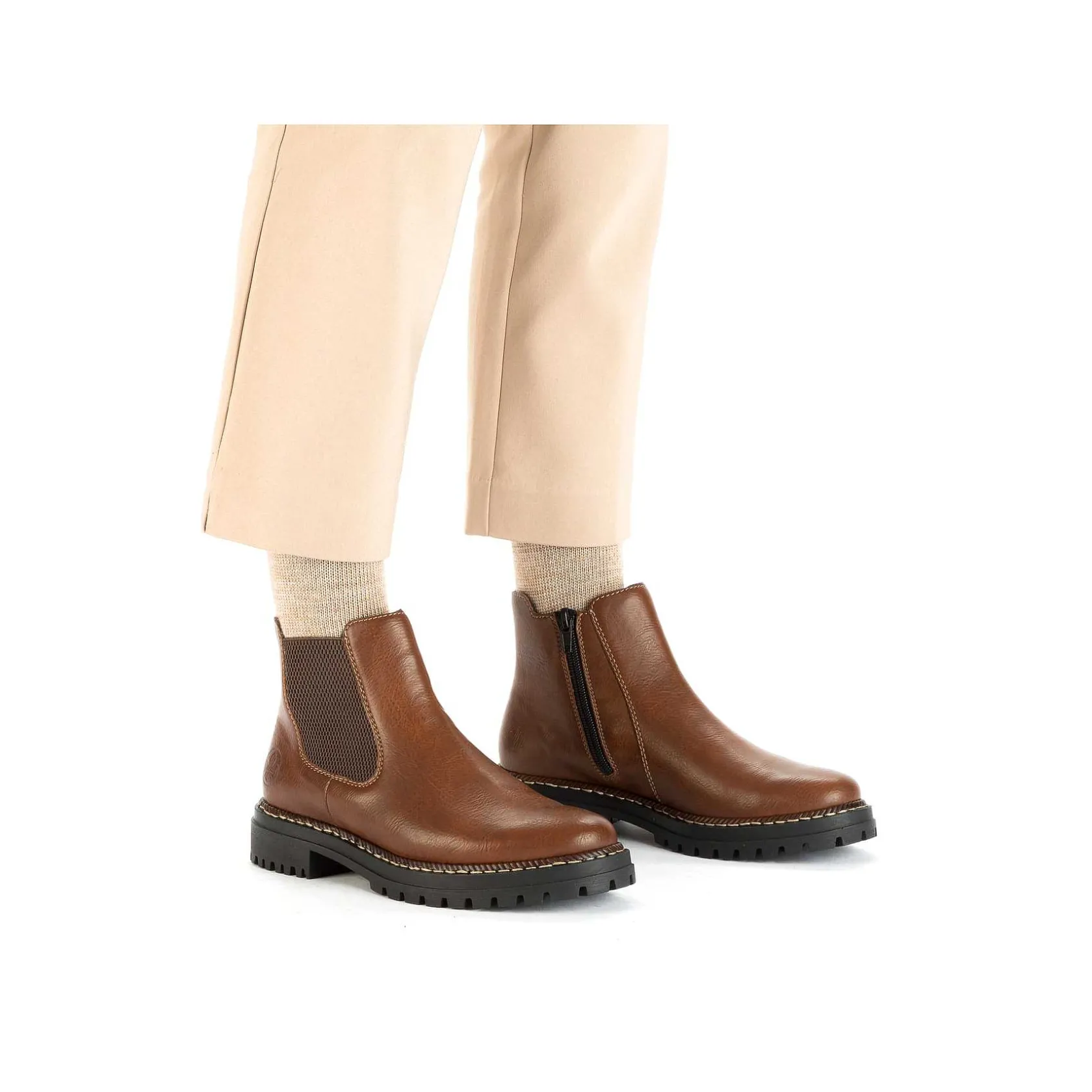 Rieker Ankle Boots & Boots-Women'S Chelsea Boots Fox Brown