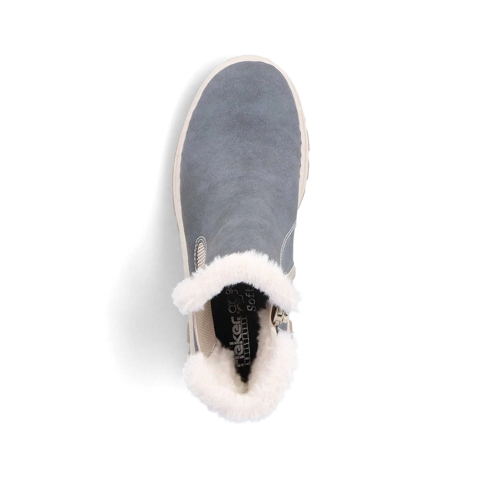 Rieker Ankle Boots & Boots-Women'S Chelsea Boots Grey-Blue-Beige