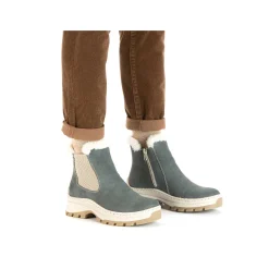 Rieker Ankle Boots & Boots-Women'S Chelsea Boots Grey-Blue-Beige