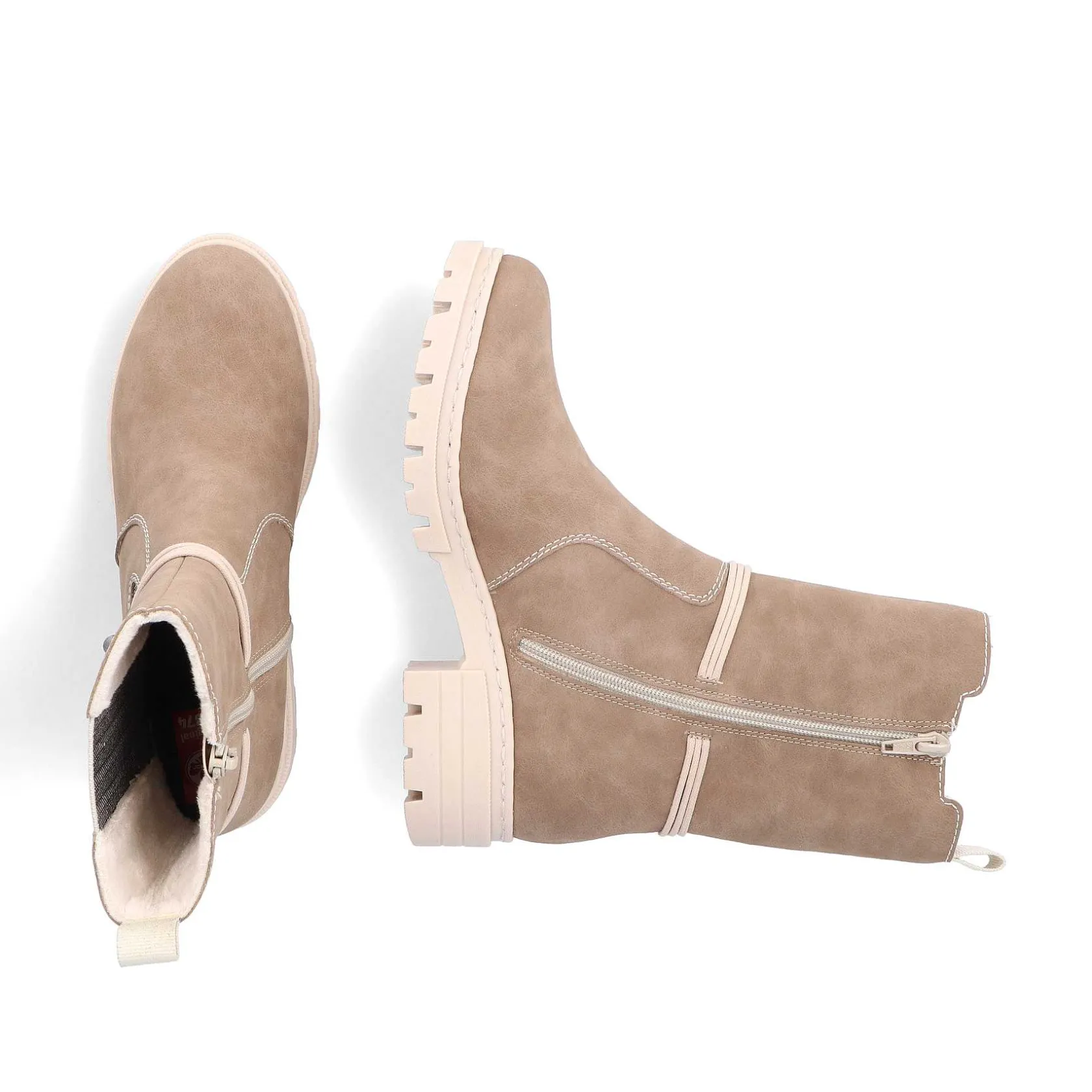 Rieker Ankle Boots & Boots-Women'S Chelsea Boots Beige Brown