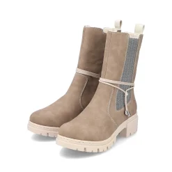 Rieker Ankle Boots & Boots-Women'S Chelsea Boots Beige Brown