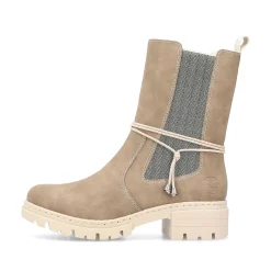 Rieker Ankle Boots & Boots-Women'S Chelsea Boots Beige Brown
