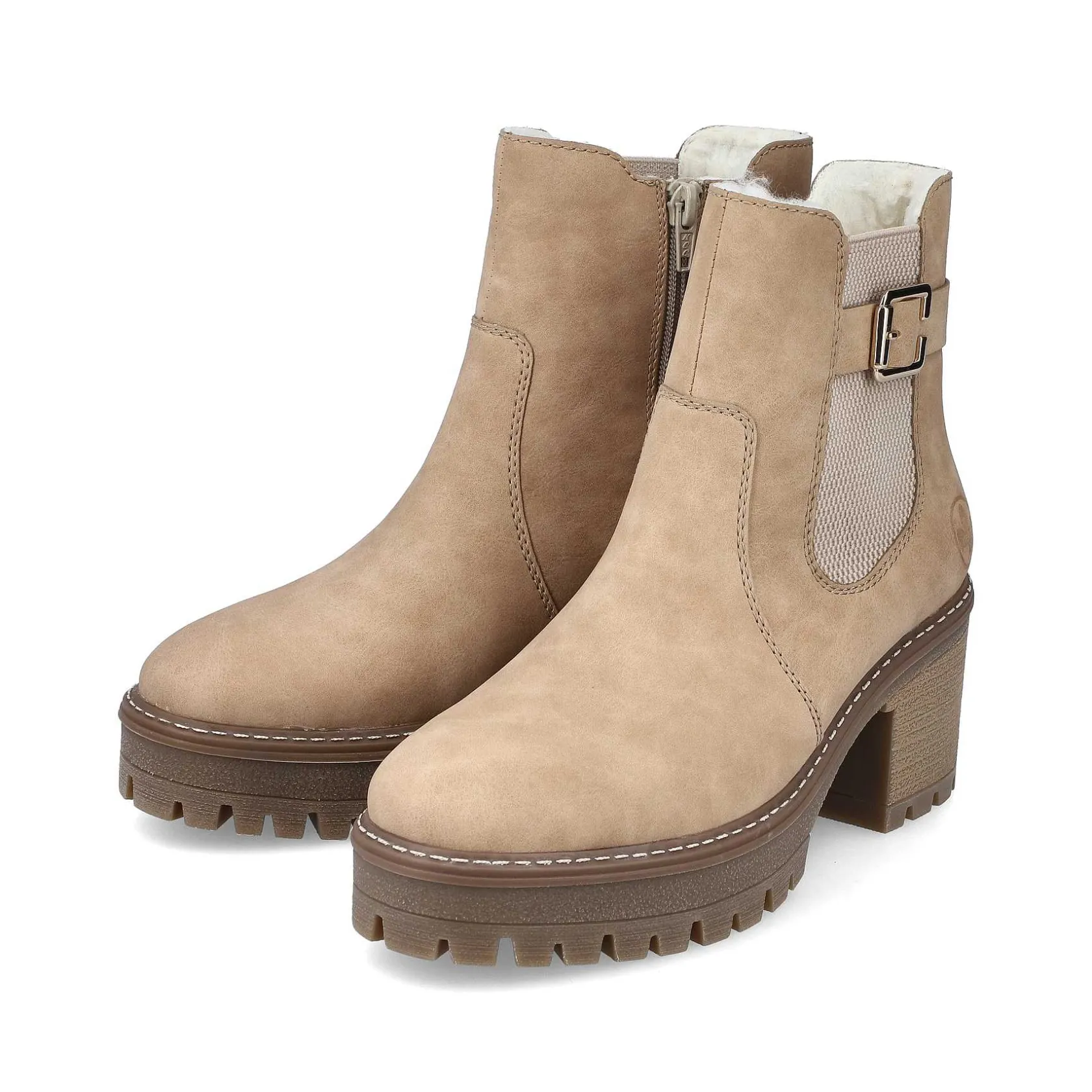Rieker Ankle Boots & Boots-Women'S Chelsea Boots Brown Beige