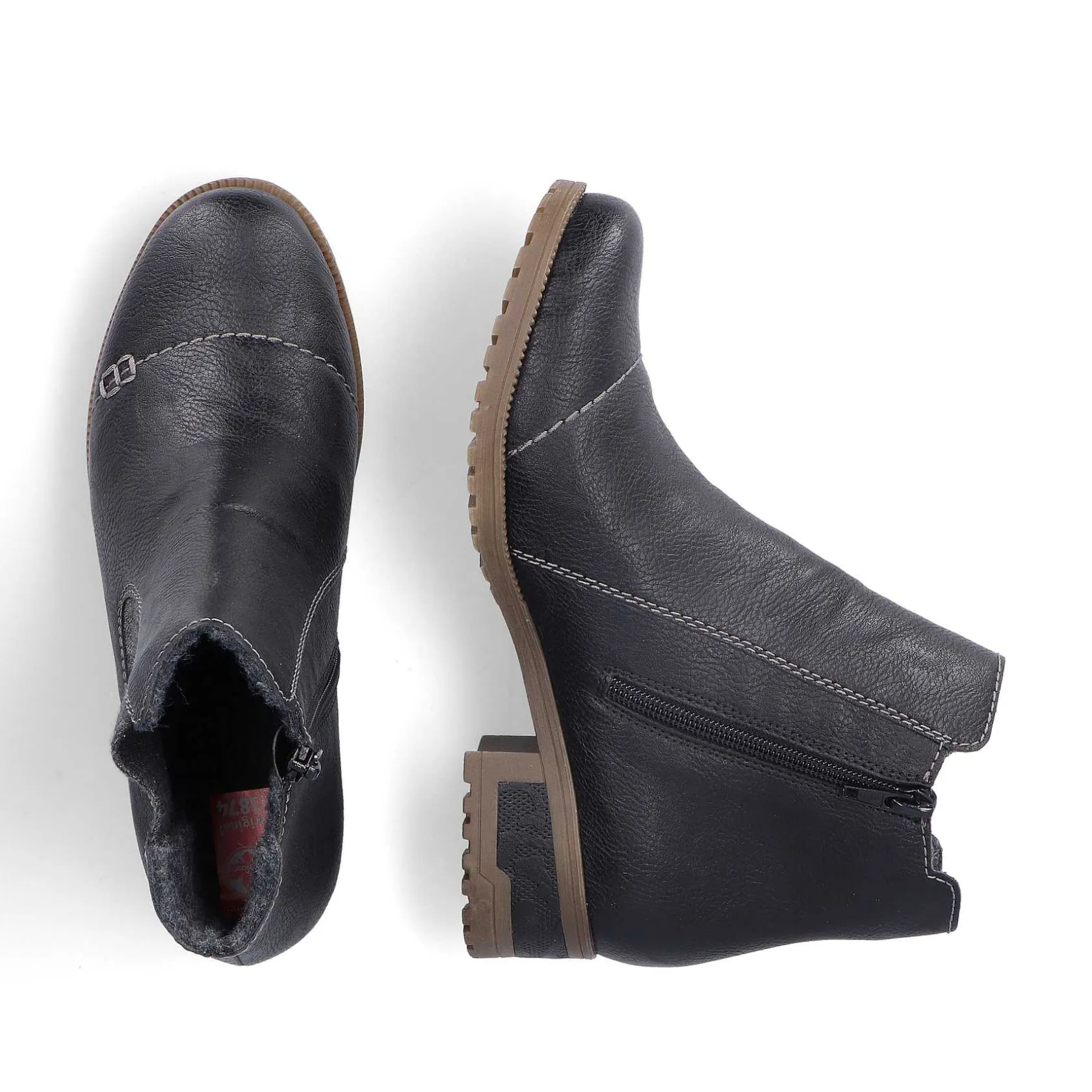 Rieker Ankle Boots & Boots-Women'S Chelsea Boots Asphalt Black