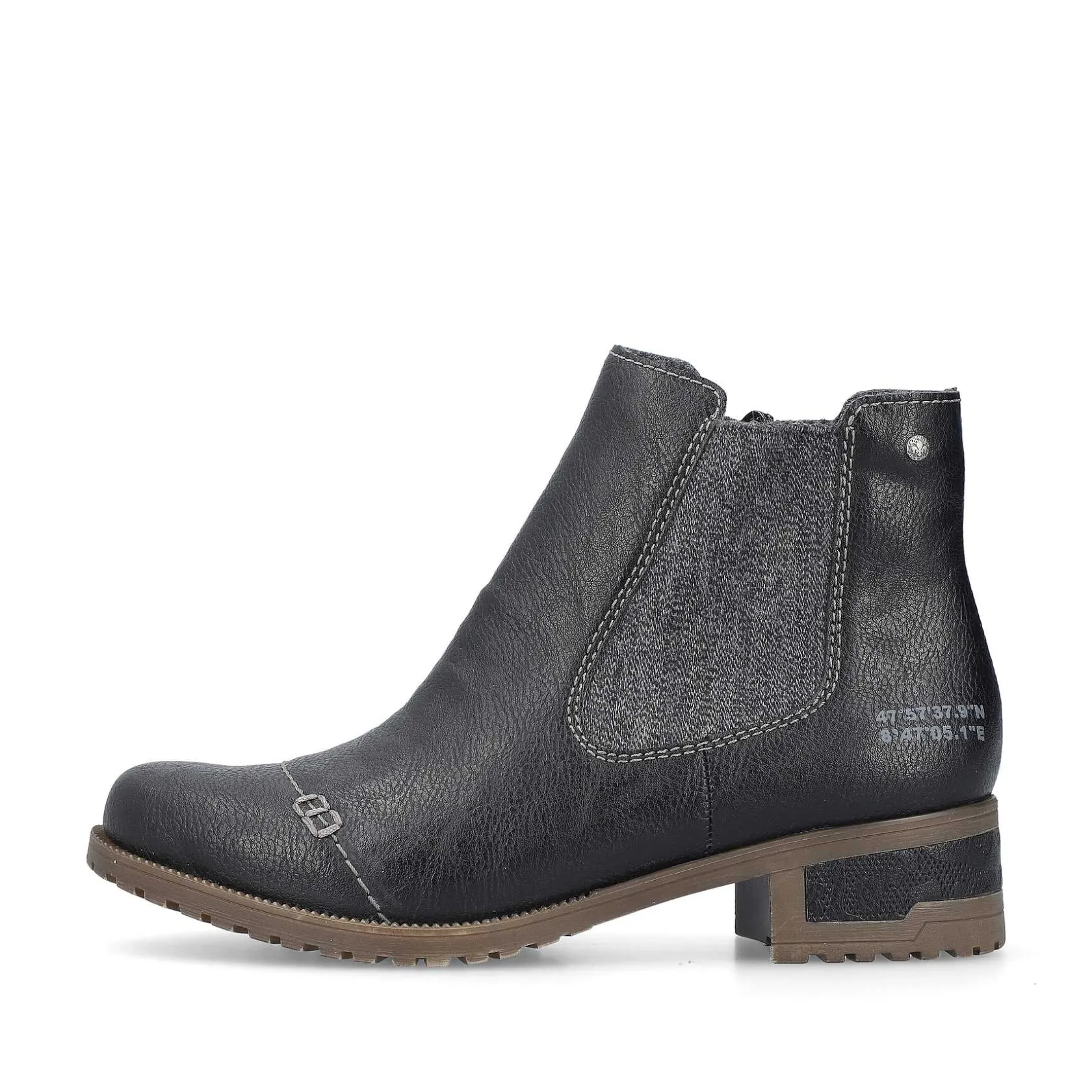 Rieker Ankle Boots & Boots-Women'S Chelsea Boots Asphalt Black