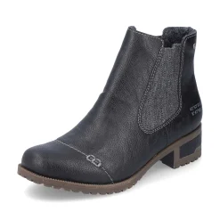 Rieker Ankle Boots & Boots-Women'S Chelsea Boots Asphalt Black