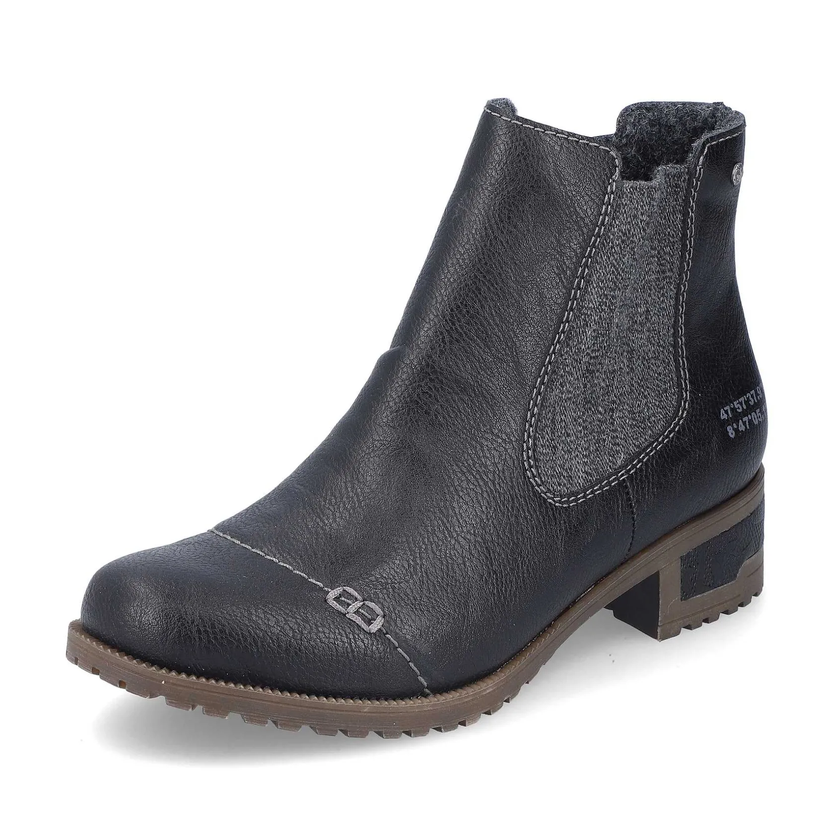 Rieker Ankle Boots & Boots-Women'S Chelsea Boots Asphalt Black