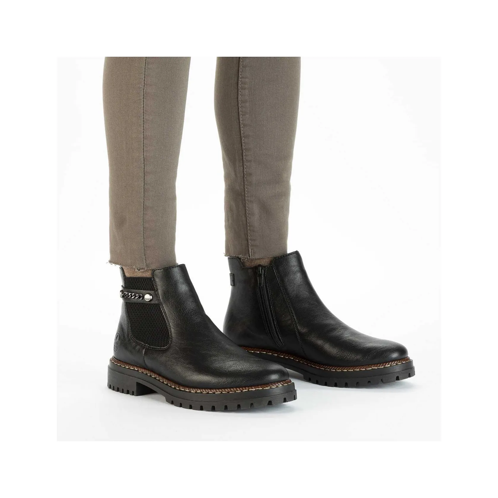 Rieker Ankle Boots & Boots-Women'S Chelsea Boots Night Black