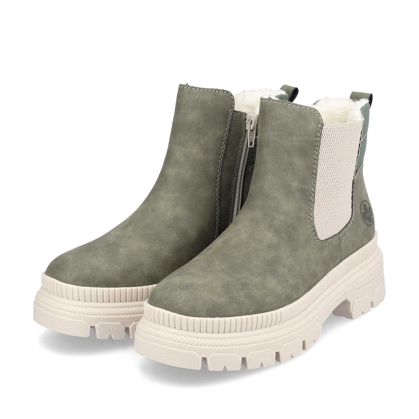 Rieker Ankle Boots & Boots-Women'S Chelsea Boots Olive Green