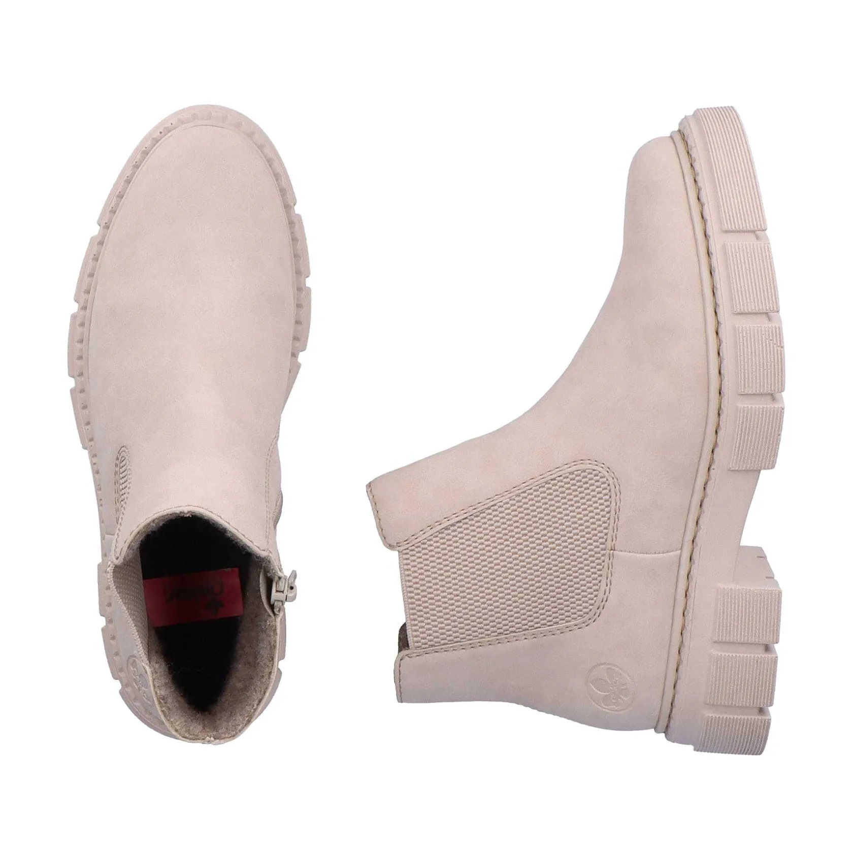 Rieker Ankle Boots & Boots-Women'S Chelsea Boots Cream Beige