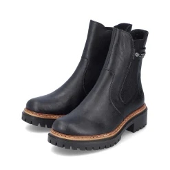 Rieker Ankle Boots & Boots-Women'S Chelsea Boots Asphalt Black