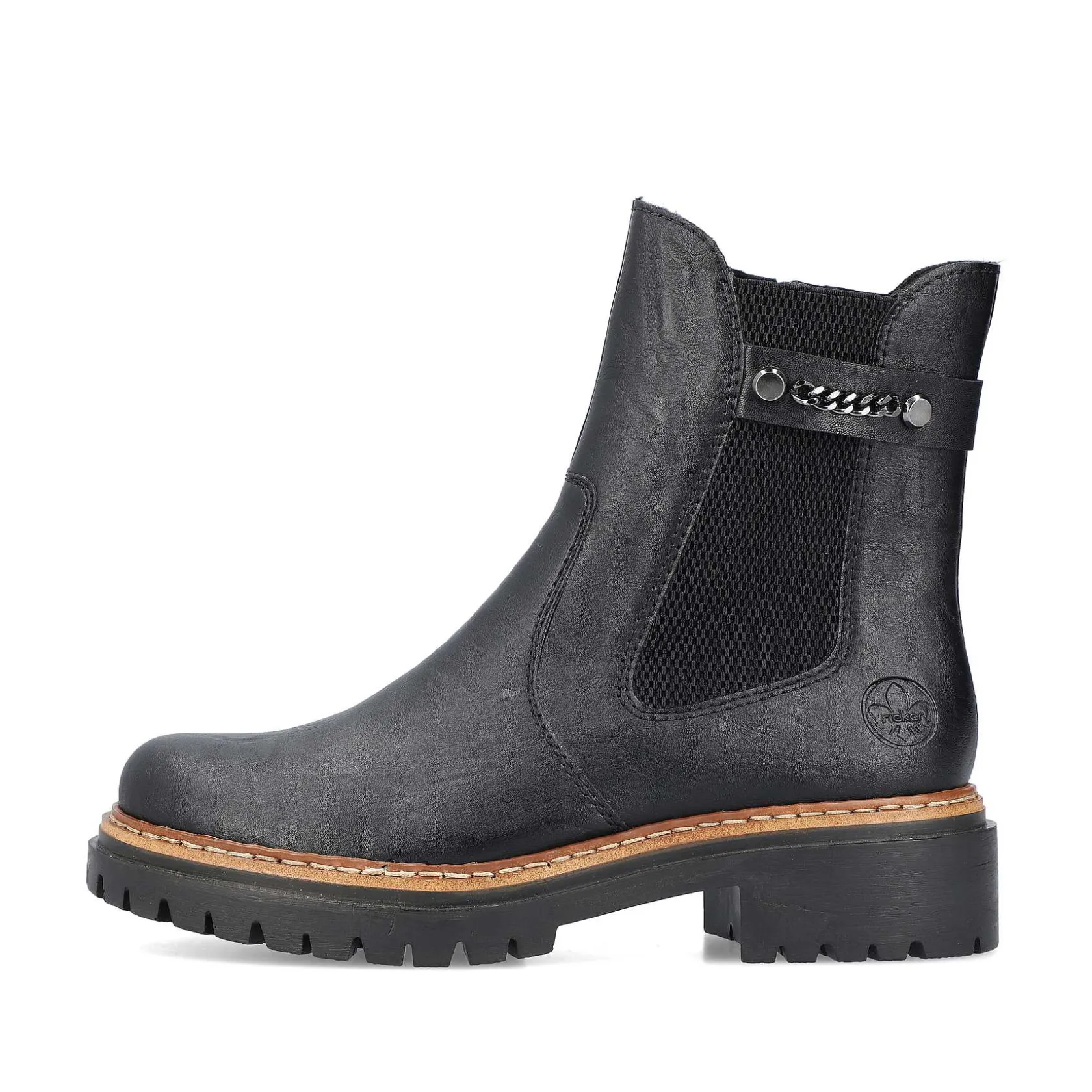 Rieker Ankle Boots & Boots-Women'S Chelsea Boots Asphalt Black