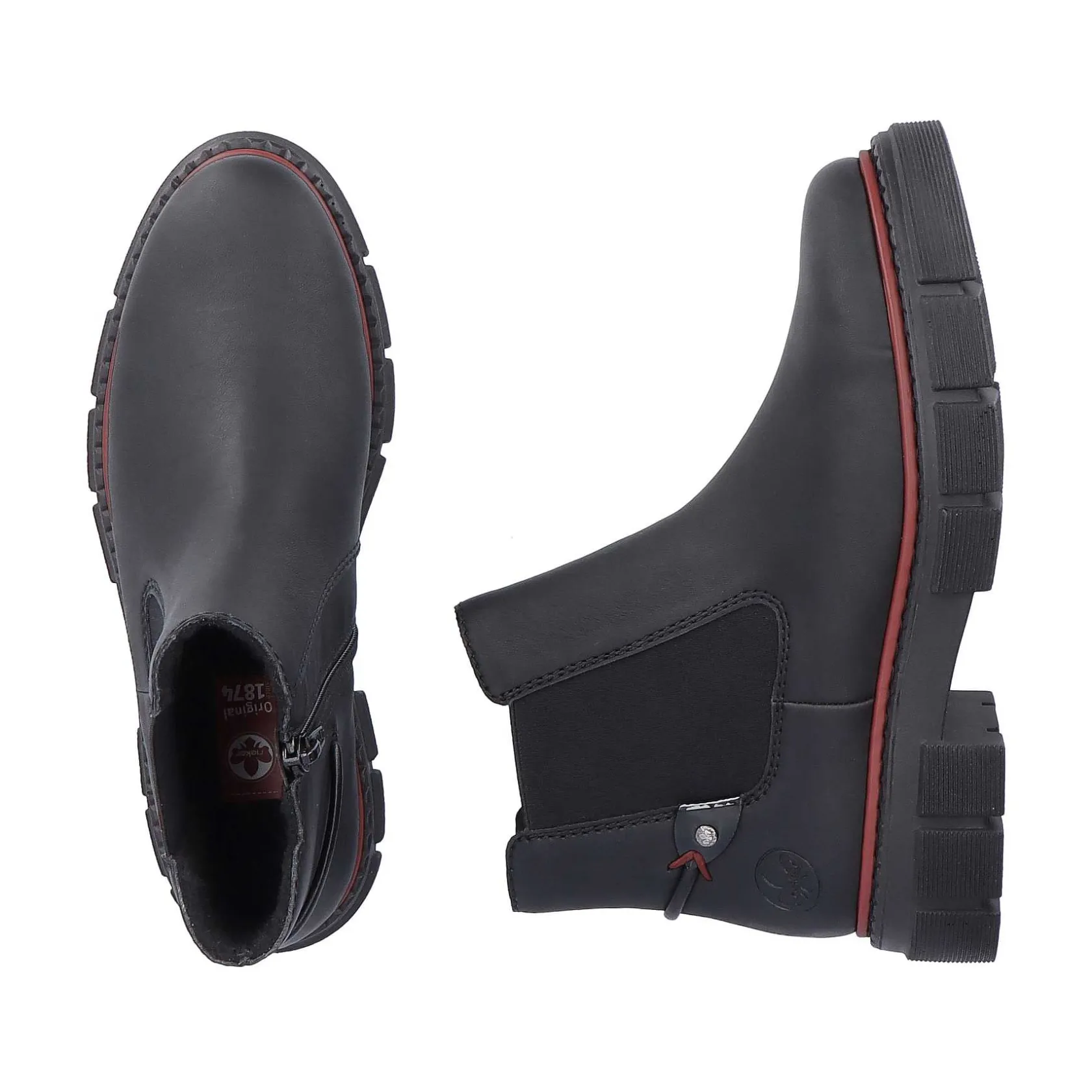 Rieker Ankle Boots & Boots-Women'S Chelsea Boots Jet Black