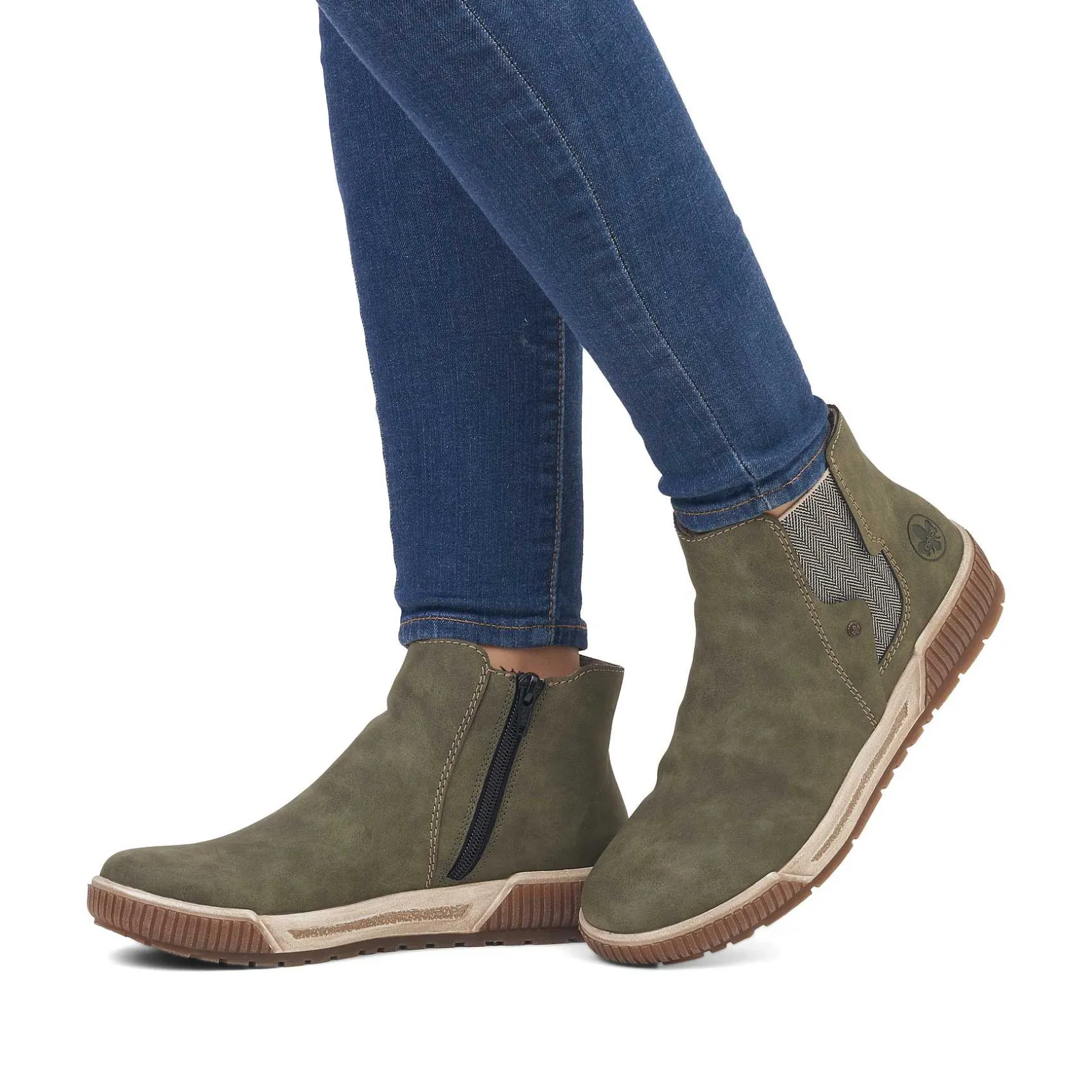 Rieker Ankle Boots & Boots-Women'S Chelsea Boots Khaki