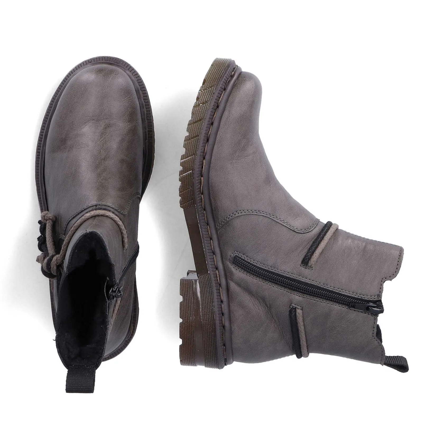 Rieker Ankle Boots & Boots-Women'S Chelsea Boots Silver Gray