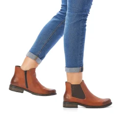 Rieker Ankle Boots & Boots-Women'S Chelsea Boots Nougat Brown
