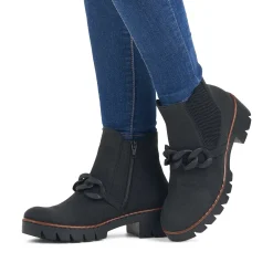 Rieker Ankle Boots & Boots-Women'S Chelsea Boots Jet Black