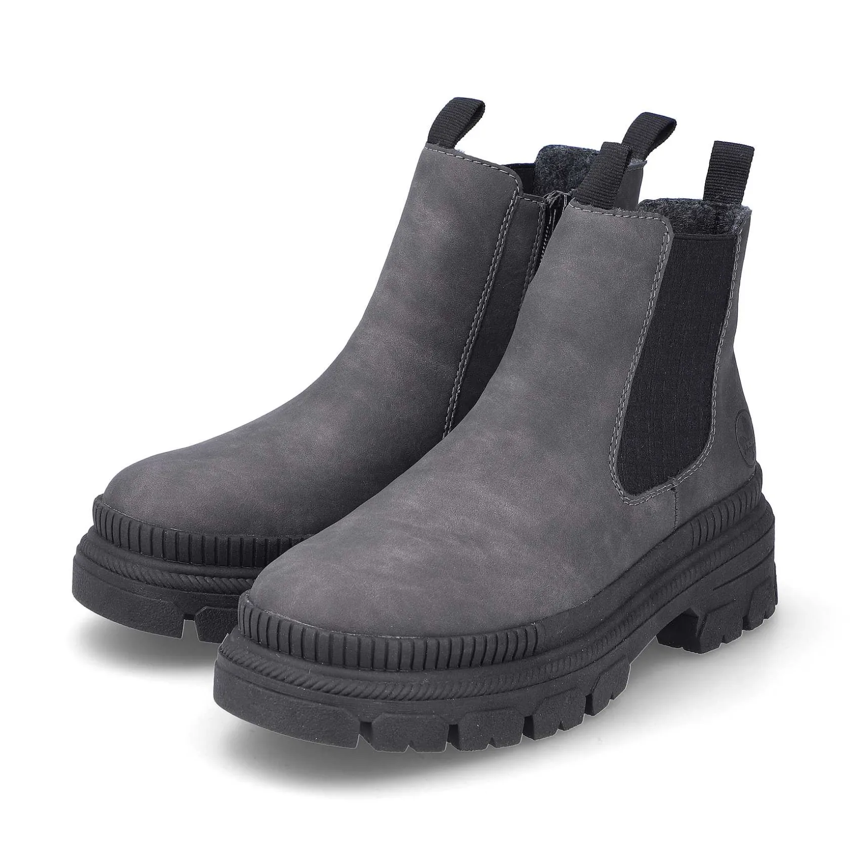 Rieker Ankle Boots & Boots-Women'S Chelsea Boots Granite Gray-Black