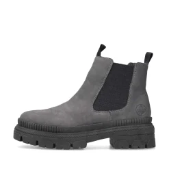 Rieker Ankle Boots & Boots-Women'S Chelsea Boots Granite Gray-Black