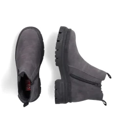 Rieker Ankle Boots & Boots-Women'S Chelsea Boots Granite Gray-Black