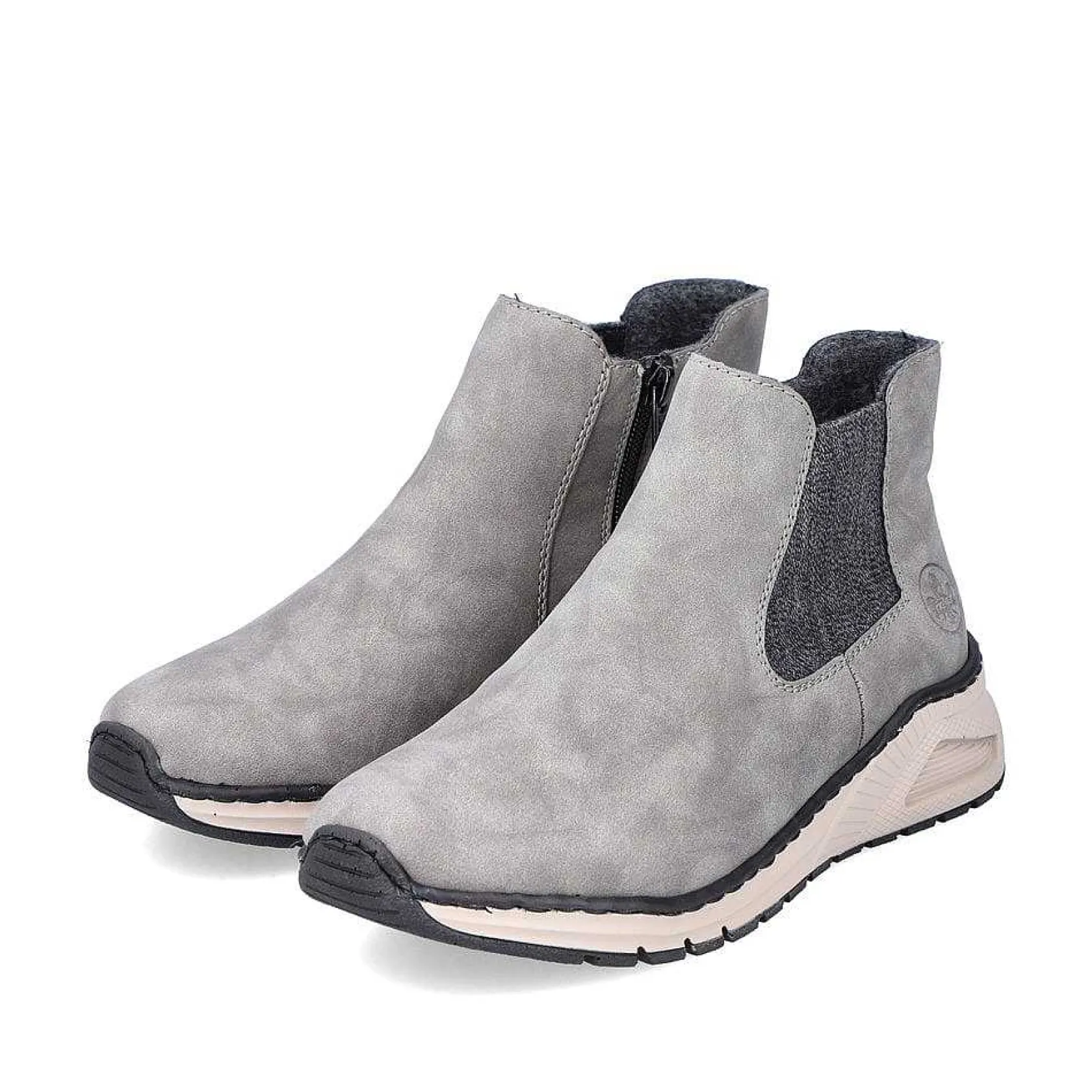 Rieker Ankle Boots & Boots-Women'S Chelsea Boots Silver Gray
