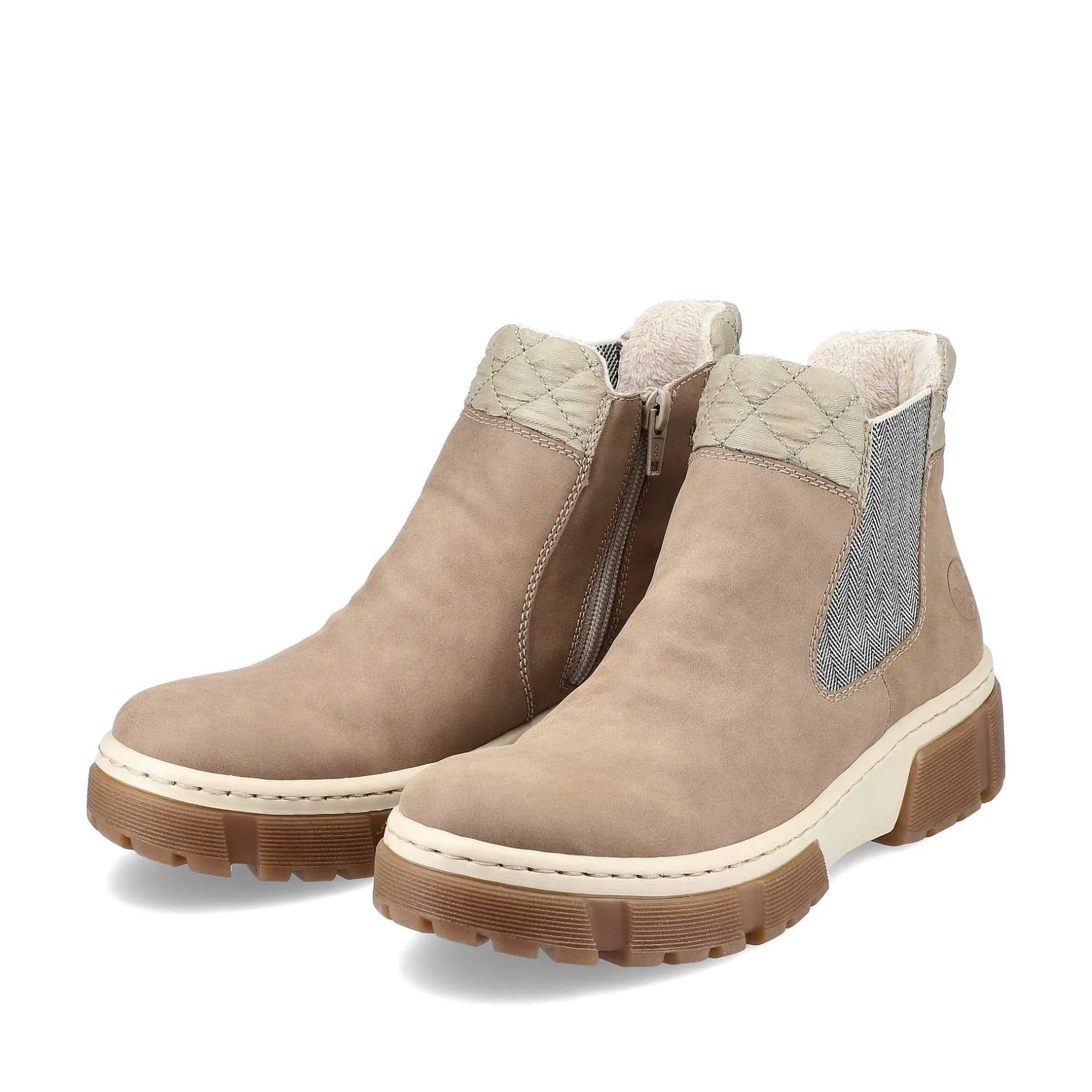 Rieker Ankle Boots & Boots-Women'S Chelsea Boots Cream Beige