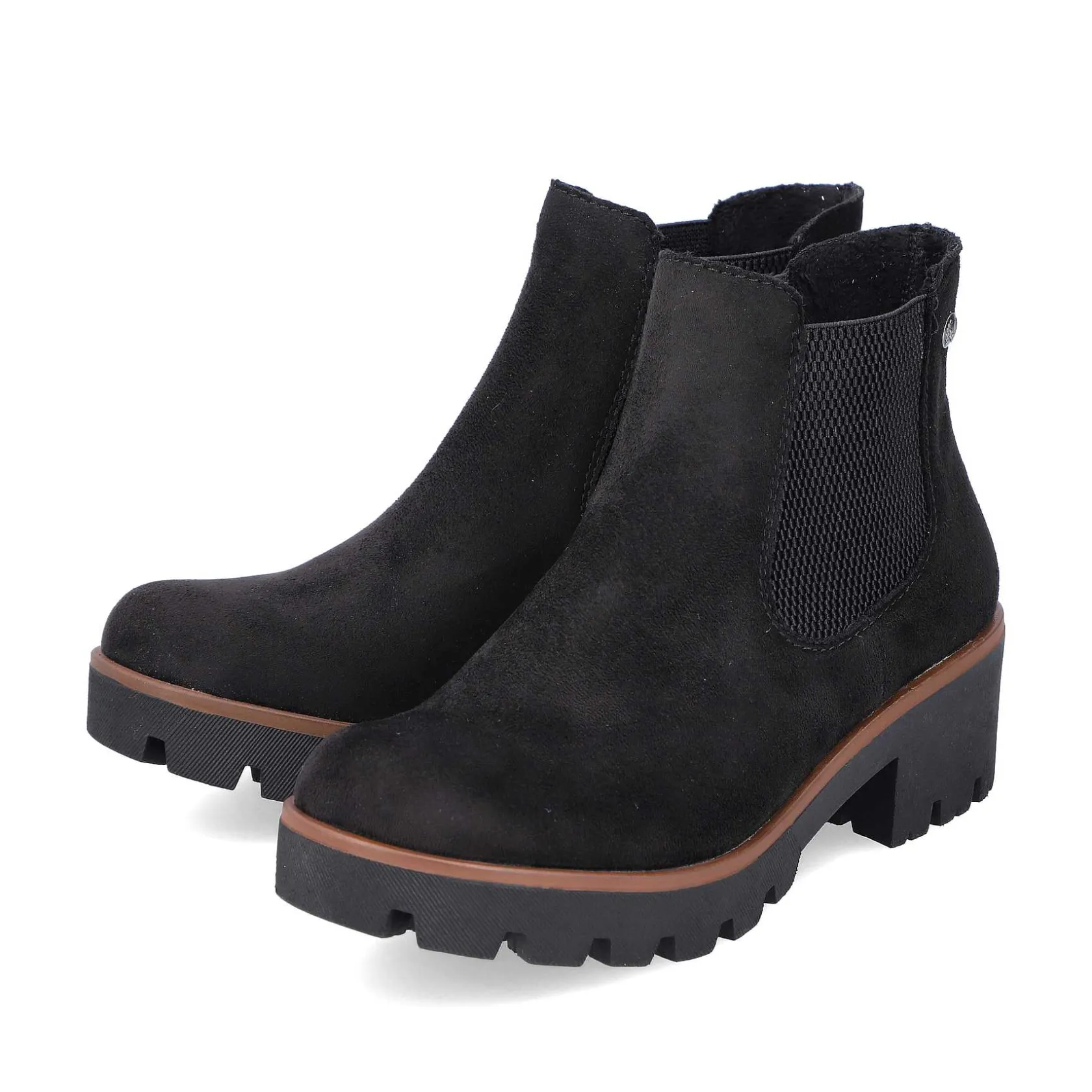 Rieker Ankle Boots & Boots-Women'S Chelsea Boots Graphite Black