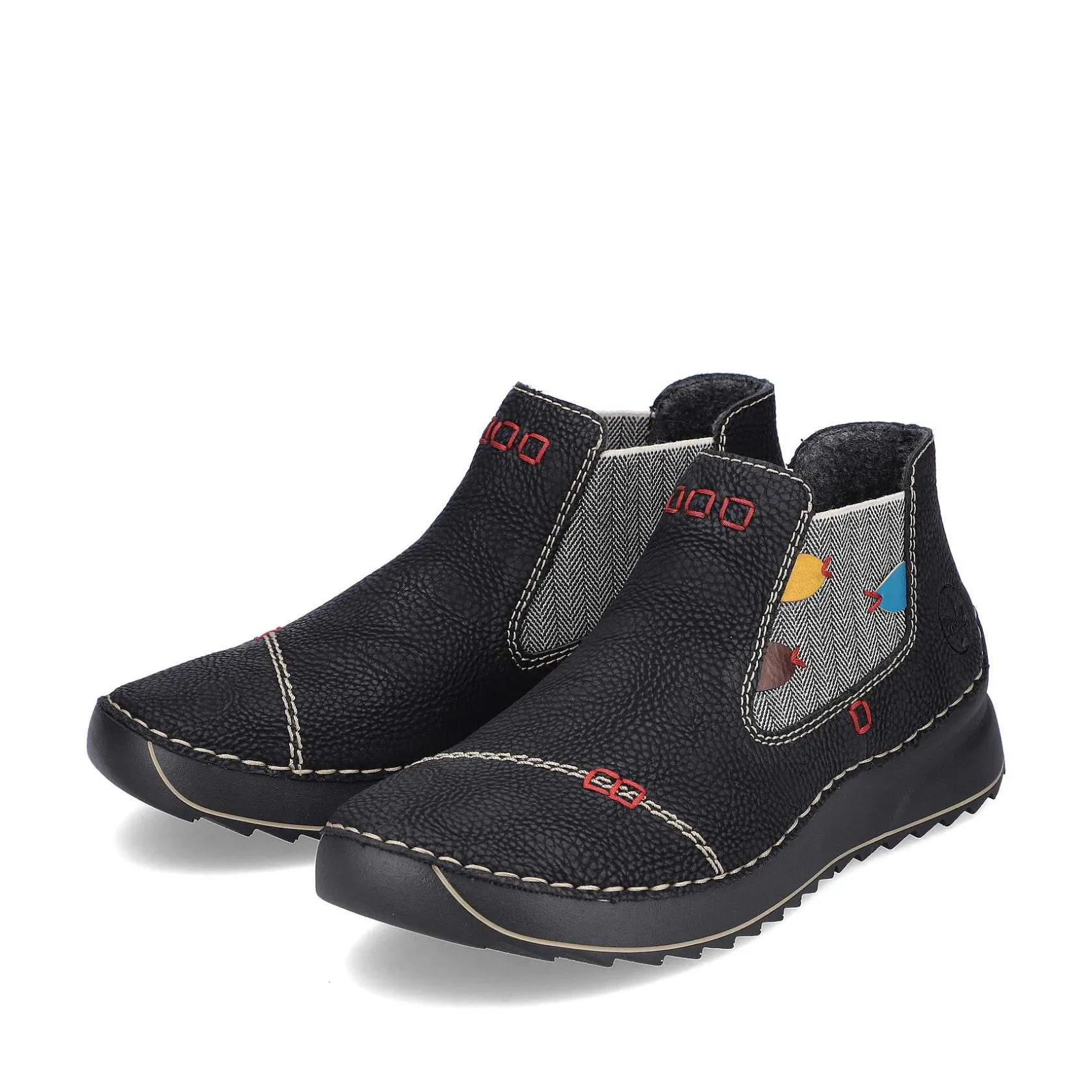 Rieker Ankle Boots & Boots-Women'S Chelsea Boots Asphalt Black-Multi
