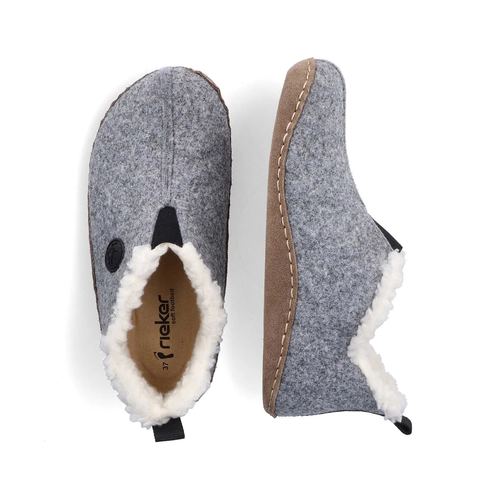 Rieker Low Shoes & Slippers-Women'S Clogs Granite Gray